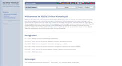 Desktop Screenshot of podge.de