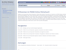 Tablet Screenshot of podge.de